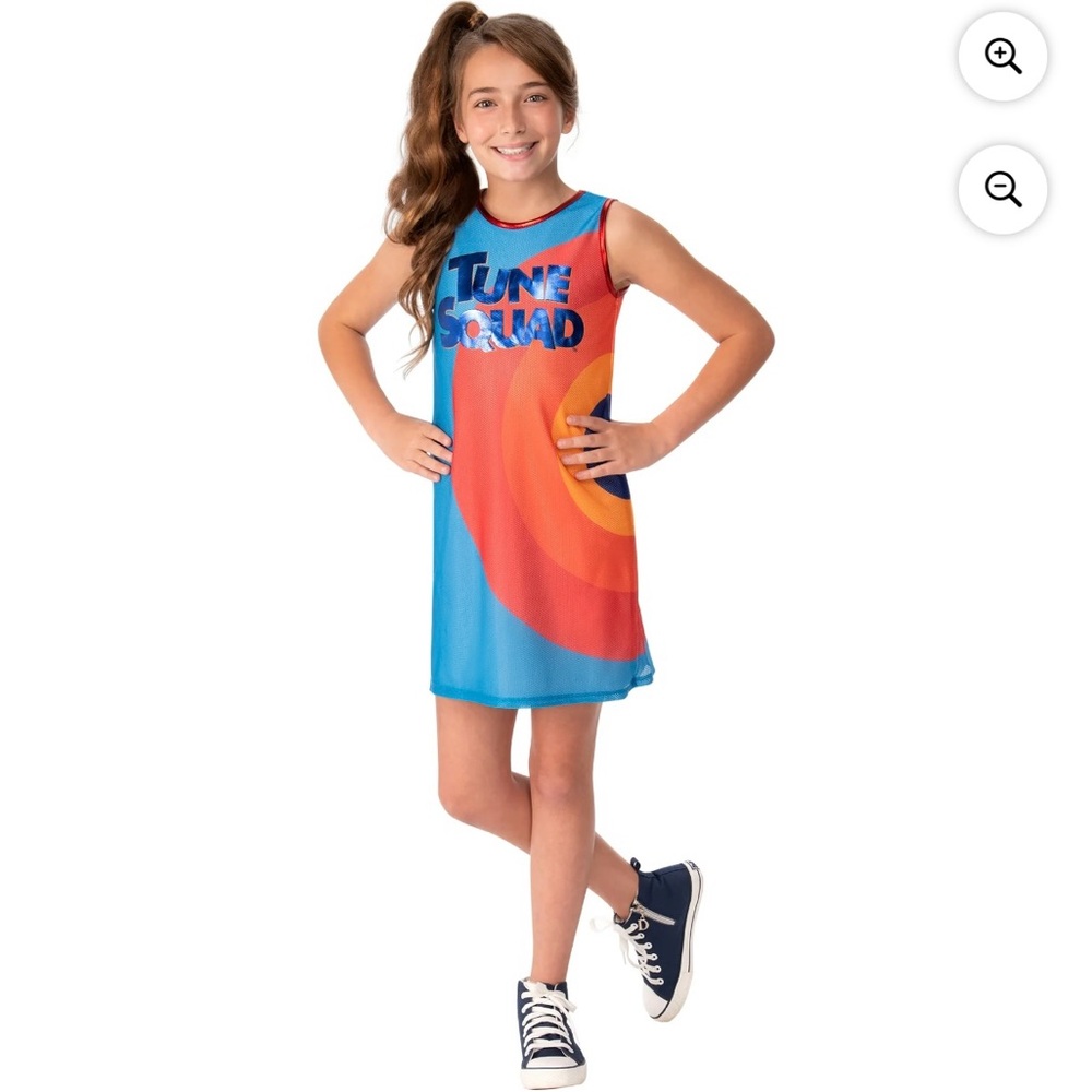 Space Jam Tune Squad Jersey Dress by Rubie's Small 4-6 Lola Bunny